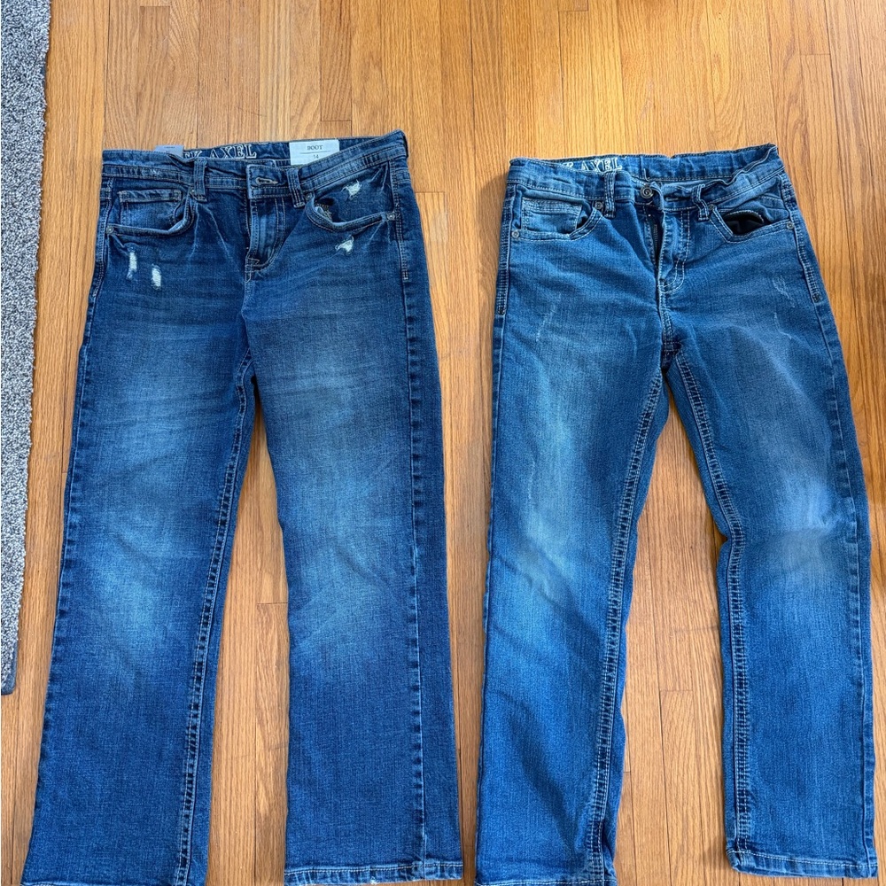 Axel boys Blue Jeans size 14 & 12 bootcut